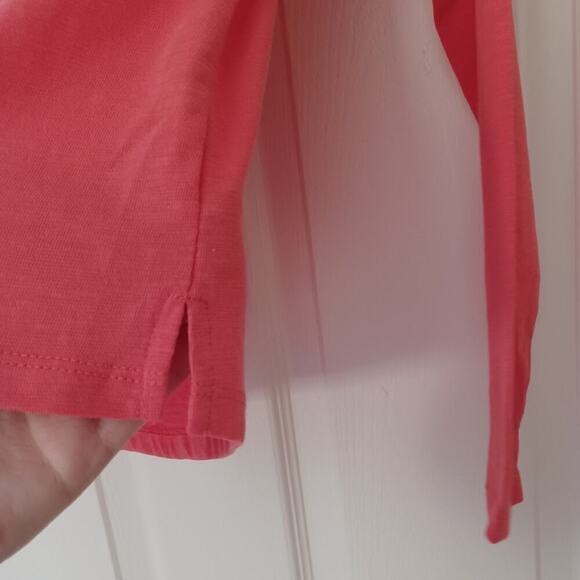 ⭐J Crew Organic Cotton Crop Tee Coral XS CLOSET CLEAR OUT - Picture 6 of 12